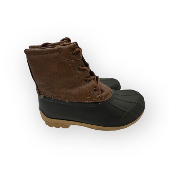 Sperry Kids Top-Sider Port Duck Boot Brown Tan Size 3M - Picture 1 of 9